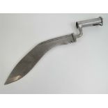 A reproduction 1825 Gurkha socket bayonet having approx 33cm blade.