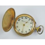 A WWI British Machine Gun Corps Officers pocket watch having Swiss movement and engraved 'LT J.H.