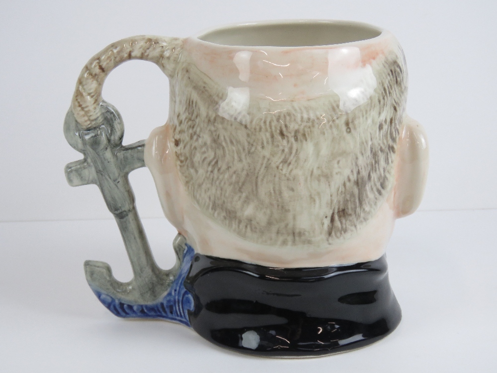 A 'Winston Churchill' ceramic tankard made by Shorter. 16cm high. - Image 2 of 3