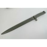 A WWI German improvised Ersatz bayonet,