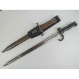 A French 1892 rifle bayonet with 15"" bla