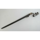 An Enfield rifle socket bayonet by Salte