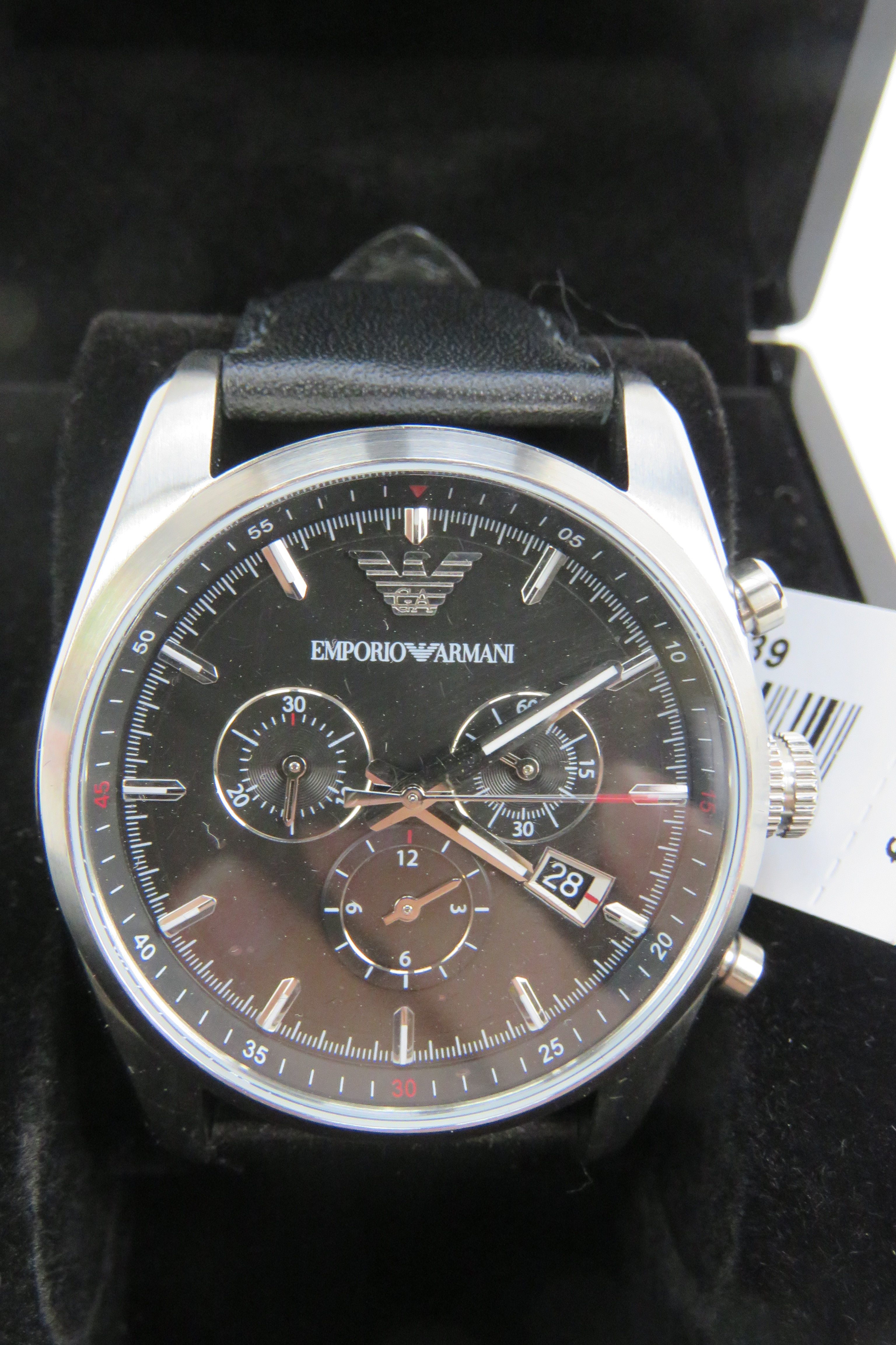 An Emporio Armani stainless steel wristw