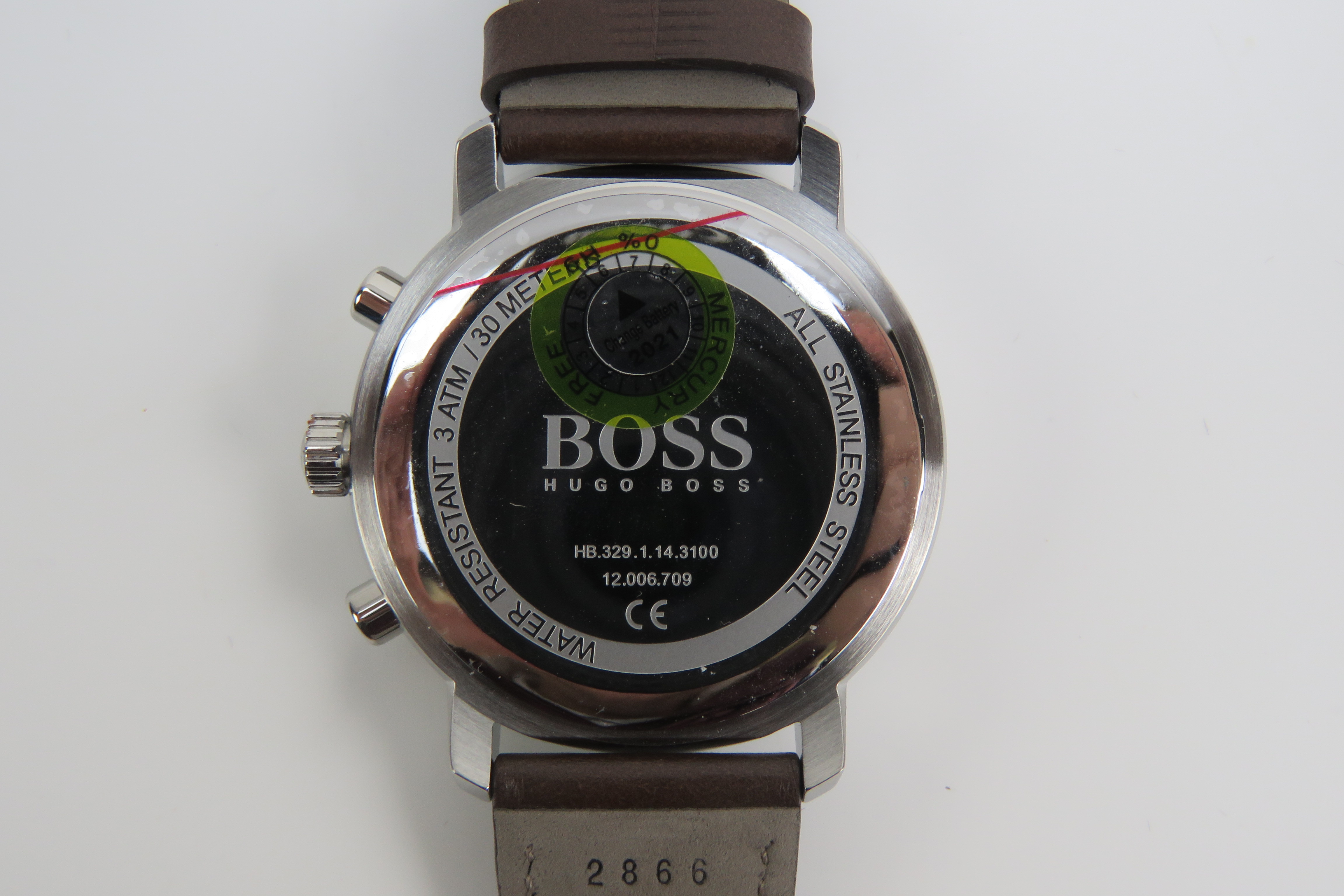 A Hugo Boss stainless steel wristwatch i - Image 8 of 8