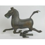 A 20th century Oriental bronze stylised