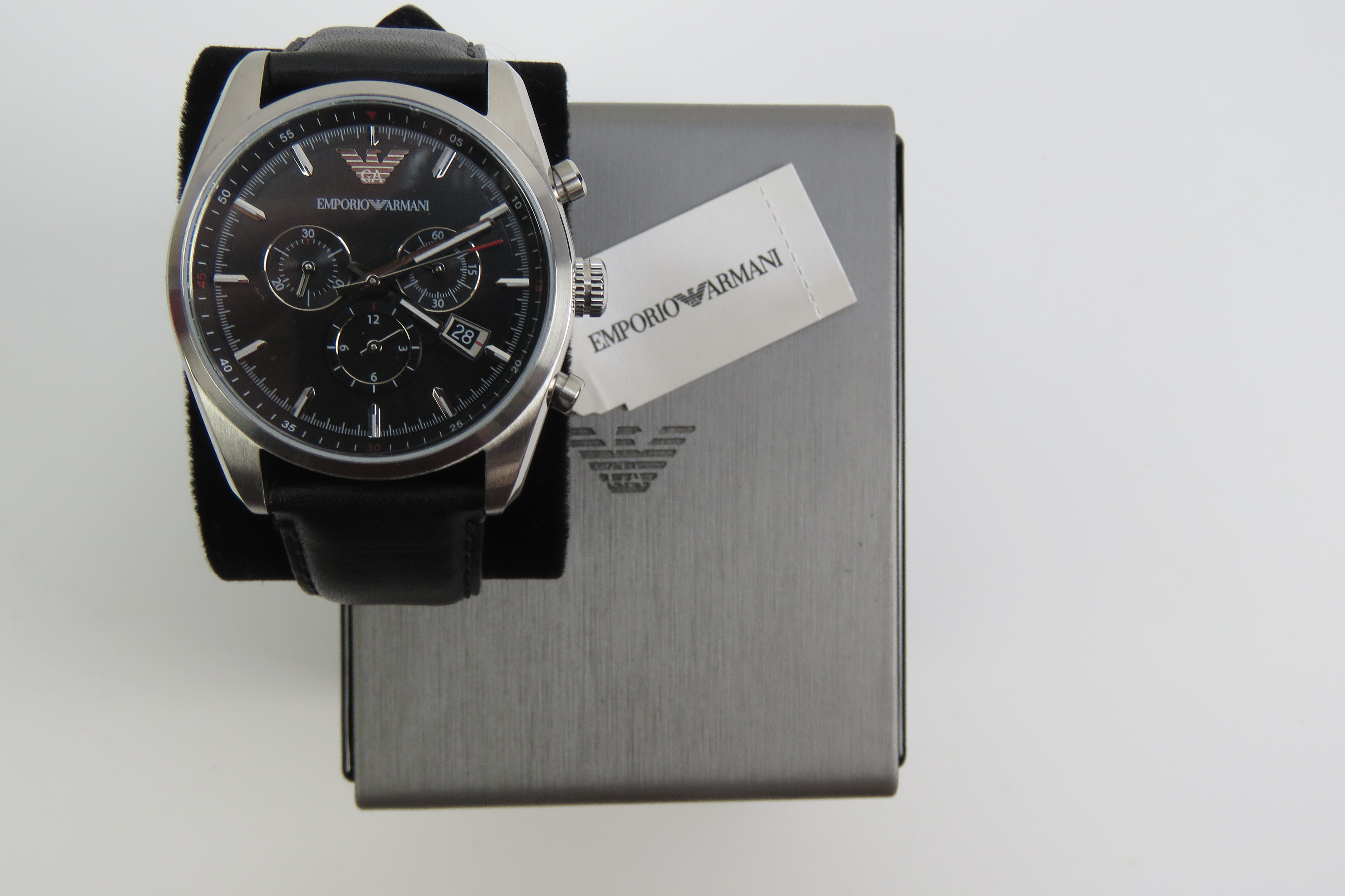 An Emporio Armani stainless steel wristw - Image 3 of 8