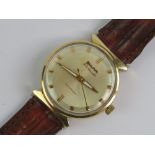 A vintage Bulova automatic wristwatch having 10ct rolled gold case,