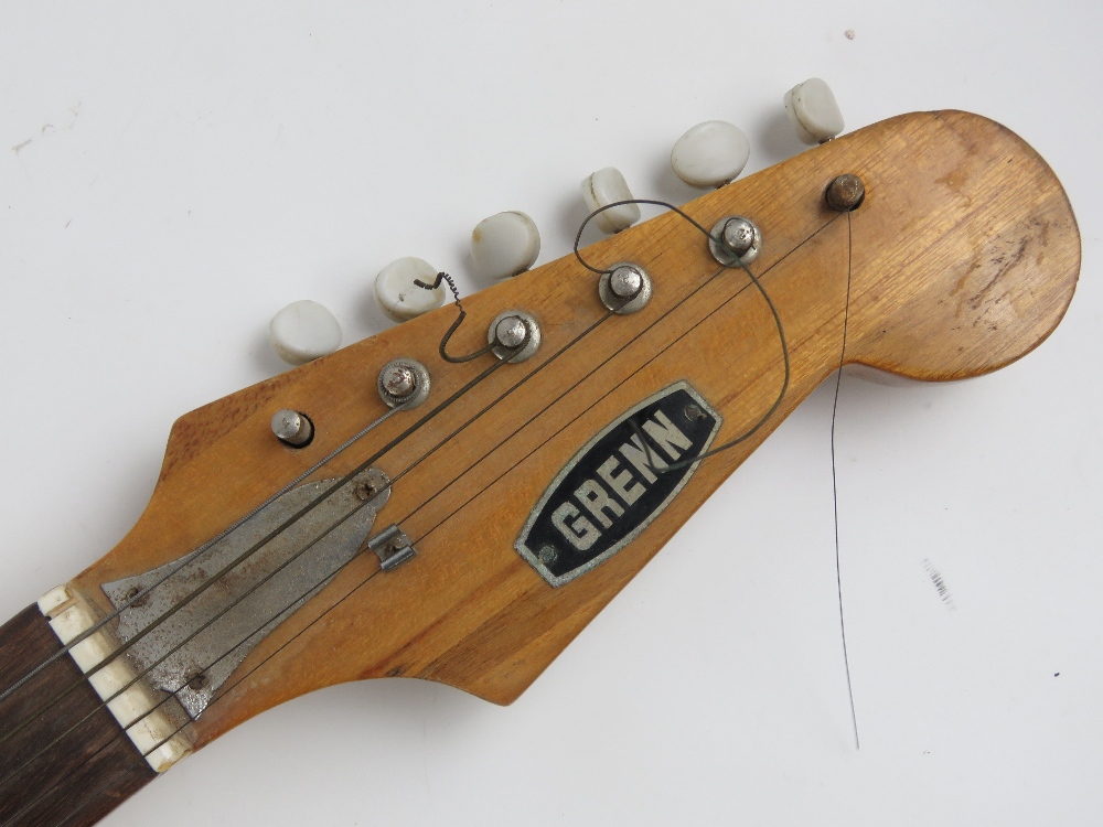 A vintage Grenn Japanese made electric guitar. - Image 3 of 4