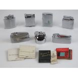 A quantity of smoking related items including lighters, matches, etc.