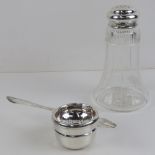 A HM silver tea strainer hallmarked Sheffield 1936,