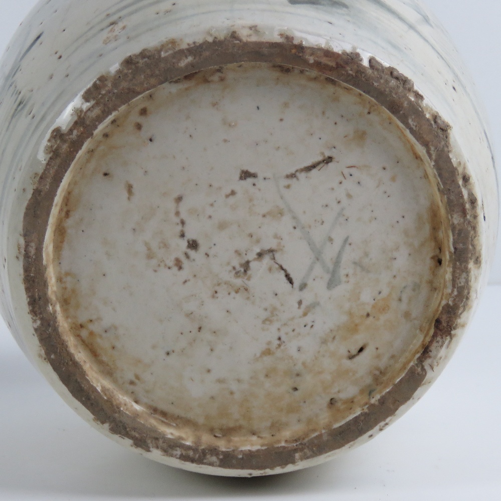 A 19th century Oriental export ginger jar (cover deficient) 15cm high, - Image 4 of 9
