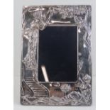 A superb HM silver Art Nouveau style photograph frame having two classically dressed females