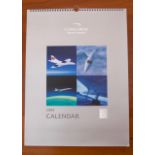 Concorde Calendar 2004 A 46 x 34cm calendar with a stunning air-to-air photograph of Concorde on