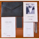 Concorde Flight Folder British Airways, Mid Grey A new,