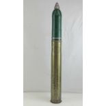 An inert WWII German 10.5 Illumination round standing 105cm high and dated 1941.