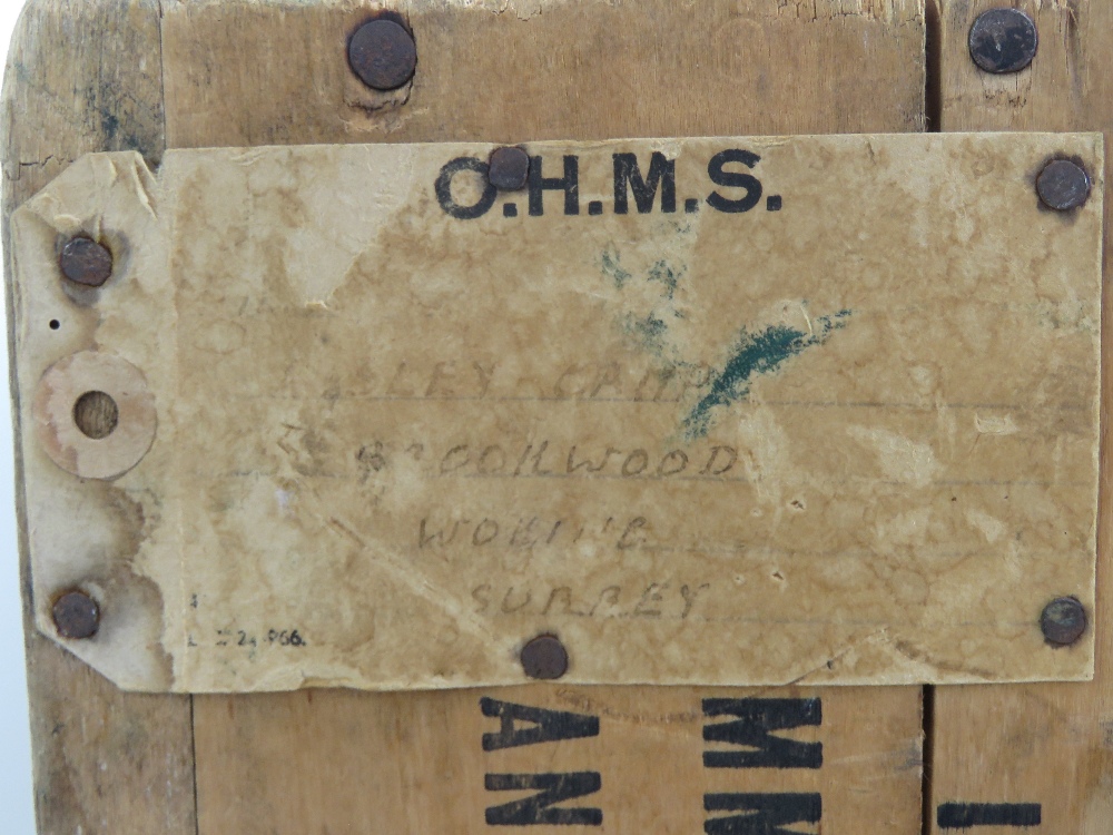 A Colt M1911 .45 wooden ammo crate to hold 1800 rounds. - Image 3 of 3