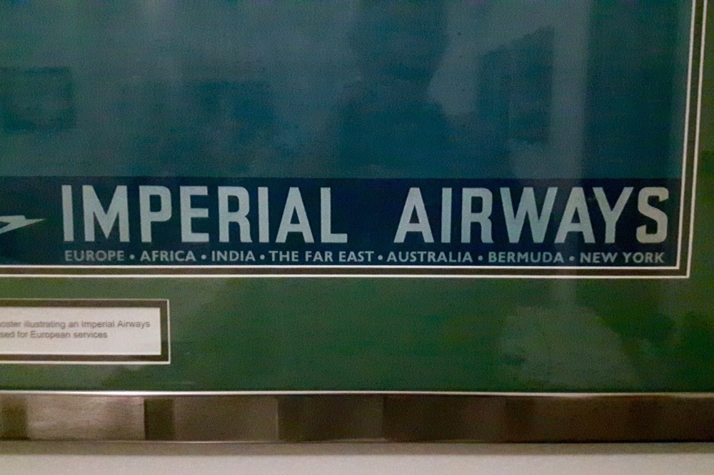 'Imperial Airways Ensign Air Liner' Original colour lithographic poster. Dated 1937. Approx. - Image 2 of 6
