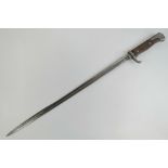 A WWI German G98 bayonet marked Erfur to