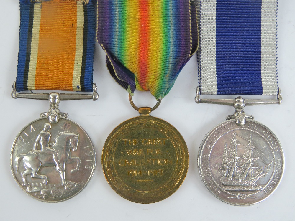 Three WWI British medals; George V 1914-18 medal, - Image 2 of 7