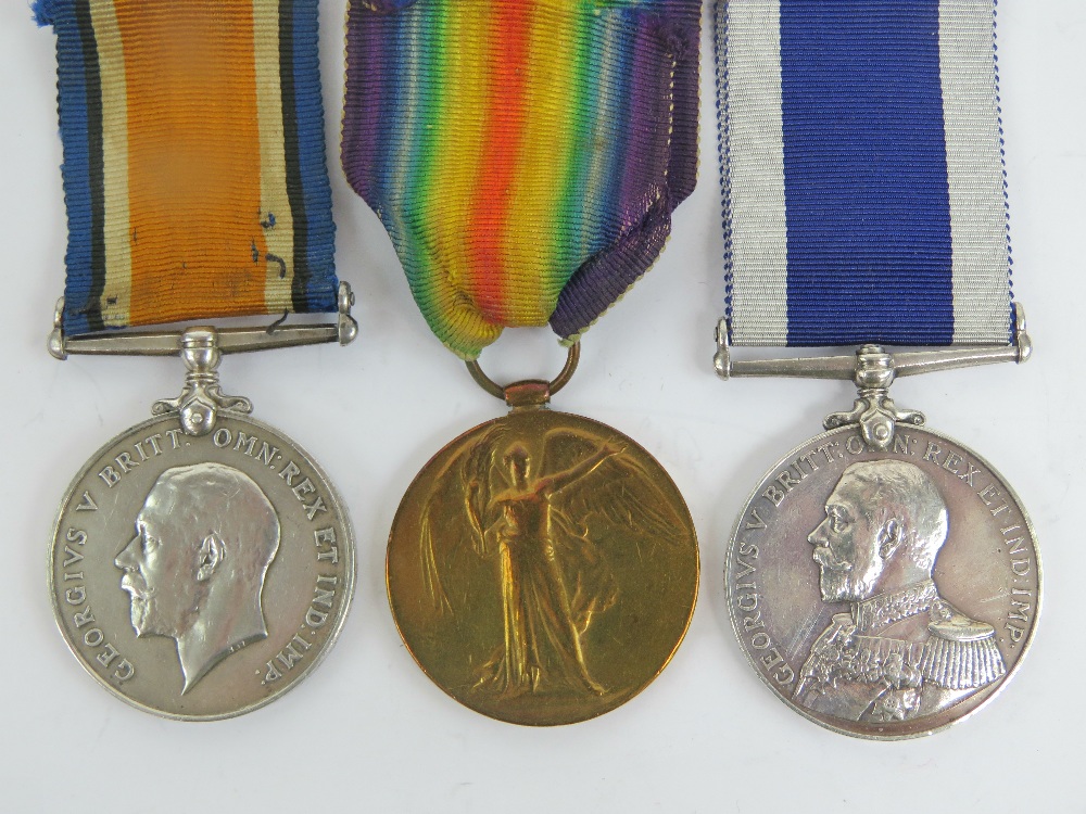 Three WWI British medals; George V 1914-18 medal,