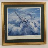 Ltd edition print by Michael Turner 'A Wing and a Prayer 15th September 1940'. 539/3450.