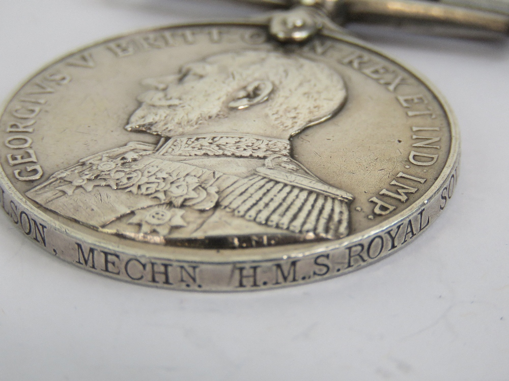 Three WWI British medals; George V 1914-18 medal, - Image 6 of 7