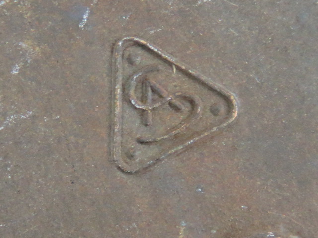 A WWII German tank badge having AS makers mark to back. - Image 3 of 4