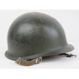 An Argentinian Falkland's War helmet with liner.