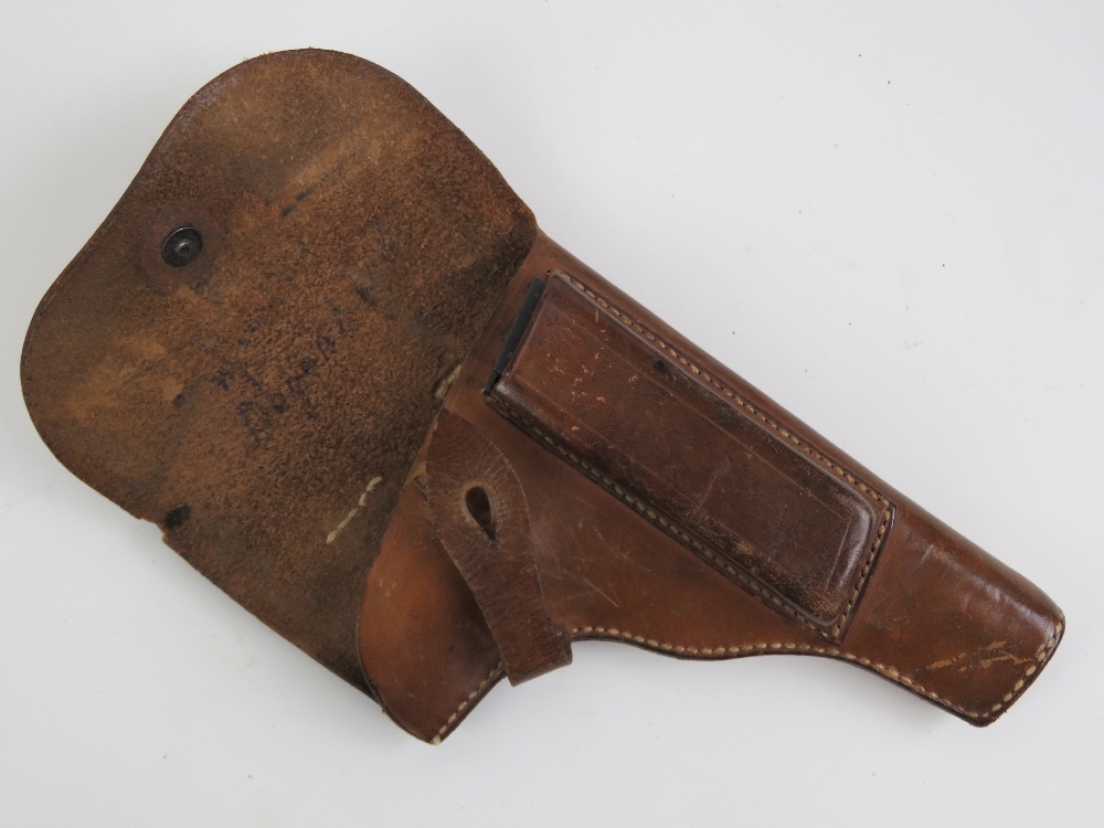 A WWII German Vis Radom holster and spare magazine. - Image 3 of 4