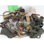 A quantity of assorted box of slings, cleaning kits, cleaning rods etc.