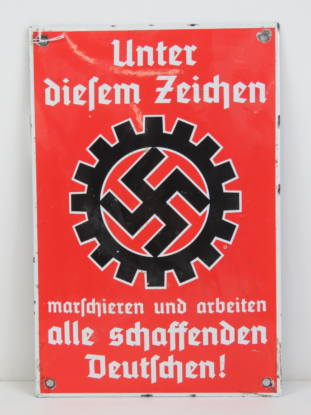 A WWII German DAF organisation enamelled