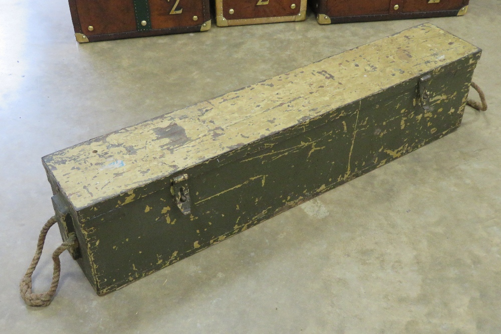 A WWI British Vickers transit case.