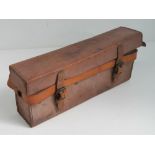 A WWII British Vickers leather case with