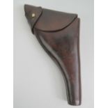 A WWI British Webley Mk6 leather holster