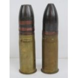 Two inert pre WWI German 37mm inert pom