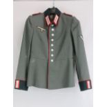 A WWII German M35 Artillery Regiment 52 parade dress tunic.