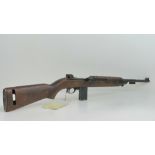 A deactivated American WWII M1 carbine s