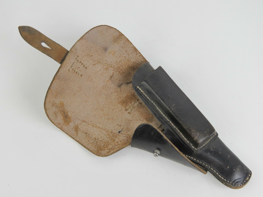 A WWII German soft shell P38 holster, dated 1944 with German marks upon. - Image 4 of 4