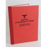 A reproduction NSDAP organisation book.