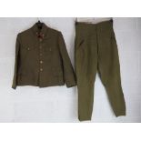 A WWII Japanese NCOs jacket and trousers.