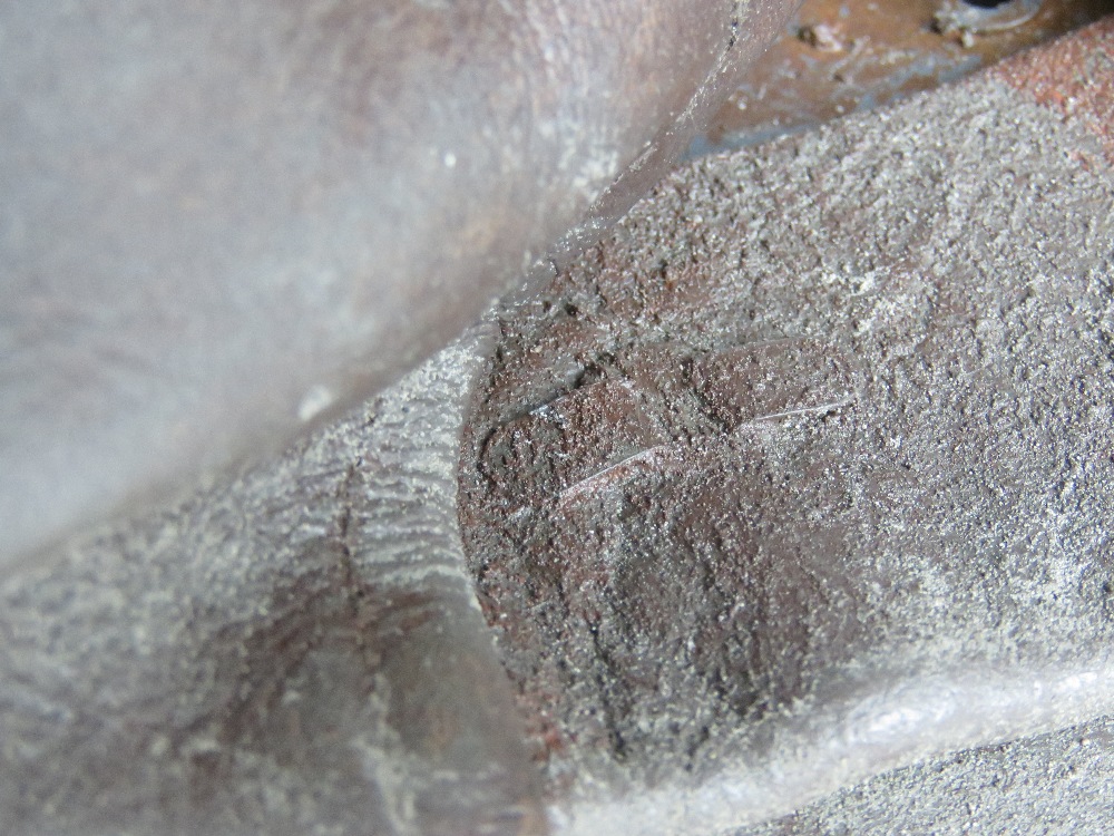 A WWI German M16 helmet with liner having later transitional Hitler Youth leaders decals upon. - Image 4 of 7