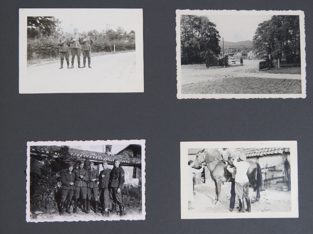 A WWII German photograph album including military groups and topography/sites. - Image 5 of 5