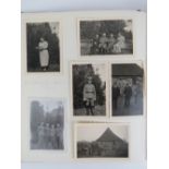 A WWII German Officers photograph album containing family/tourist photos,