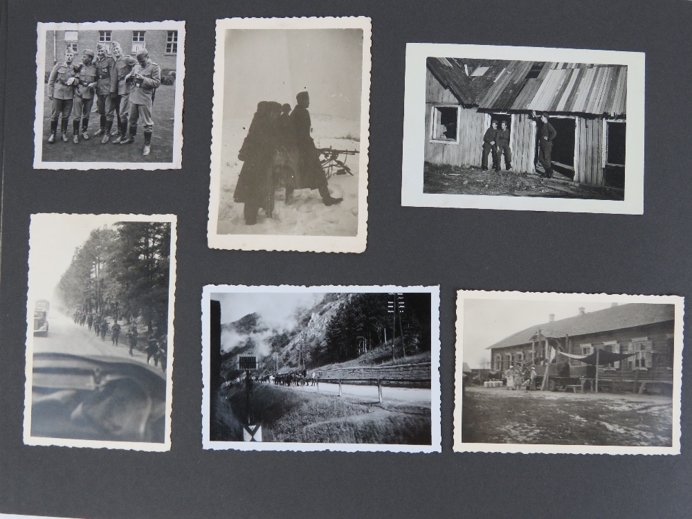 A WWII German photograph album including military groups and topography/sites. - Image 4 of 5