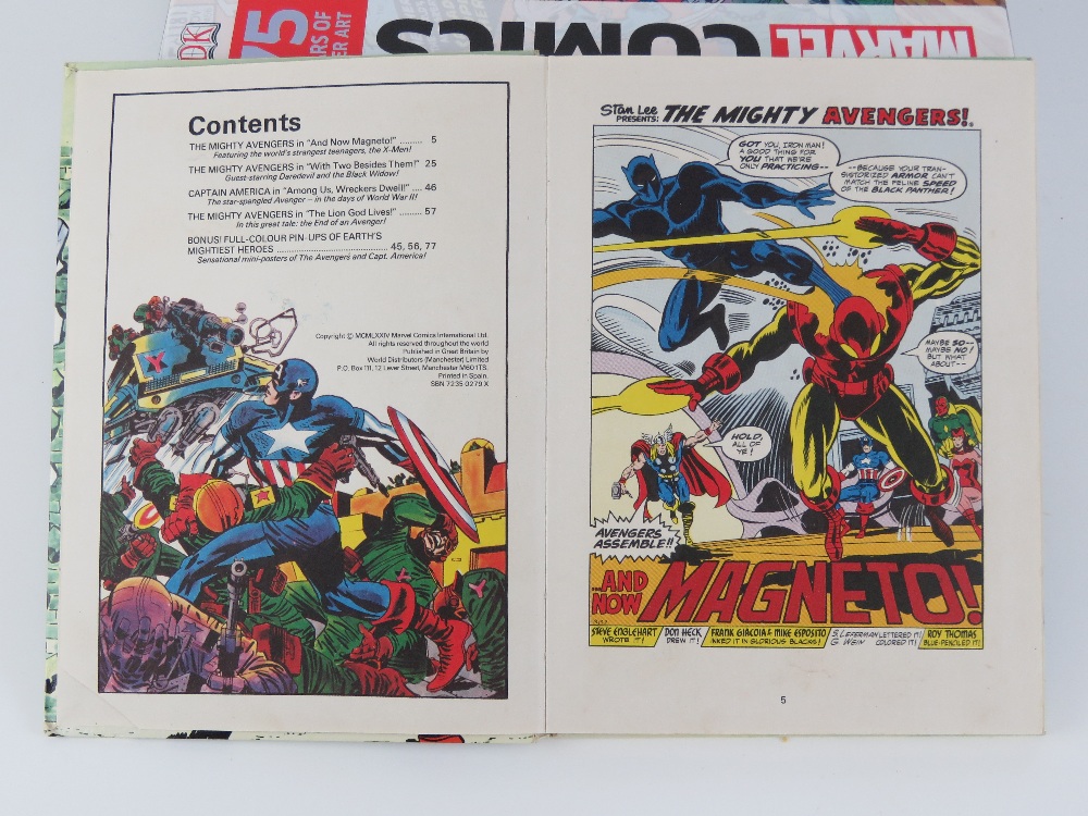 The DK Marvel Encyclopedia updated and expanded, 75 years of Marvel Comics cover art x2, - Image 3 of 9