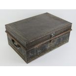 A good 19th century tin dispatch or stationary box,