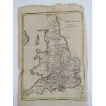 Map: J Cary 1789, Saxon England according to the Saxon Chronicle,