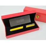 A Sheaffer ball point pen made for Ferrari Official Products having original presentation packaging