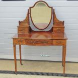 A Northampton made Edwardian mahogany ladies dressing table,
