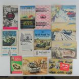 A quantity of assorted vintage motorsport publications including;